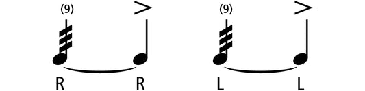 10: NINE STROKE ROLL