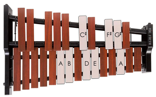 A Major Scale Keyboard Pattern