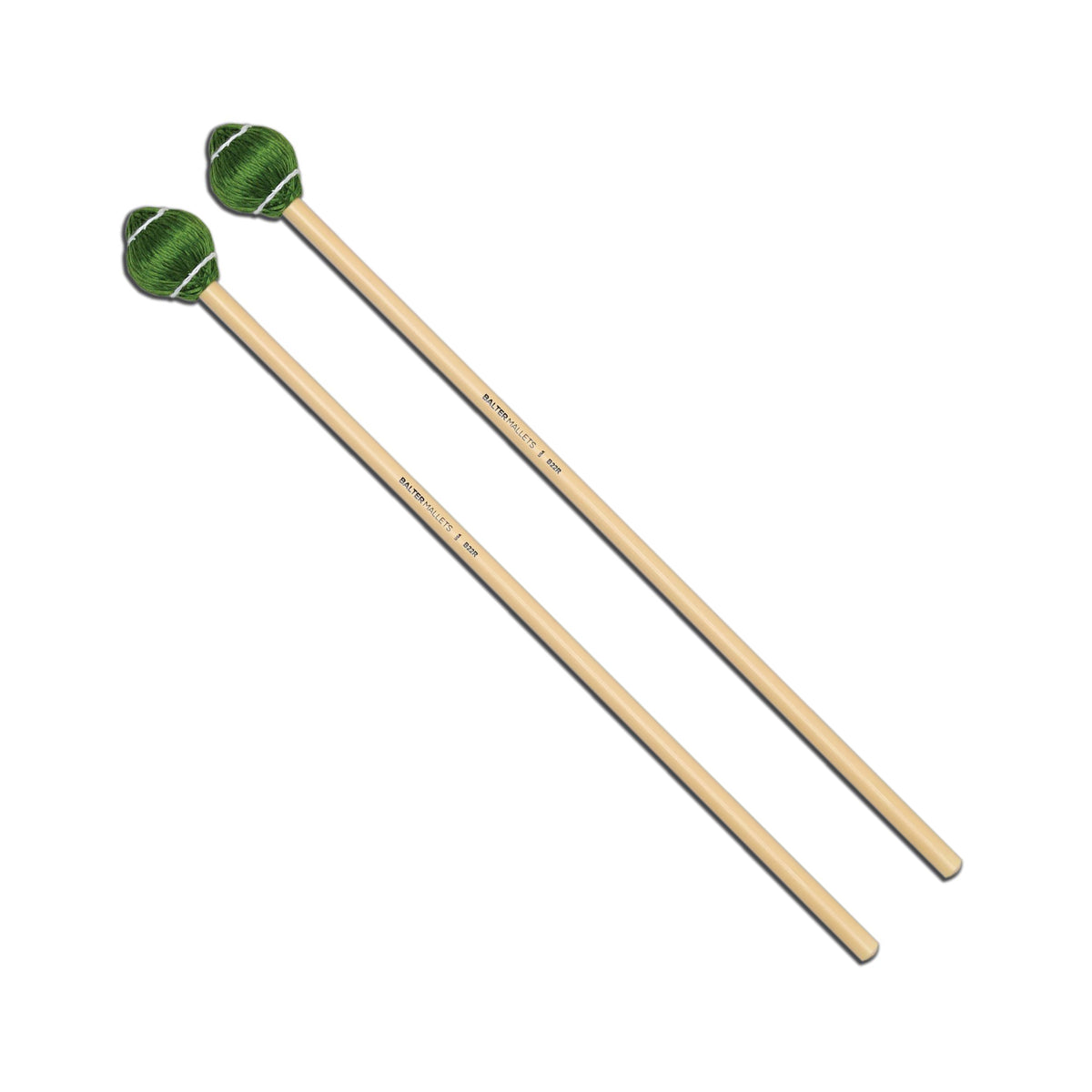 B22 - Pro Vibe - Medium Hard, Green Cord Mallets
