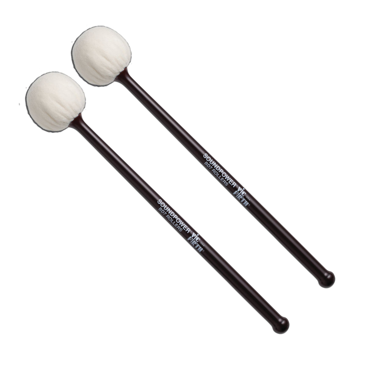 BD7 - Soundpower Bass Drum - Rollers Mallets
