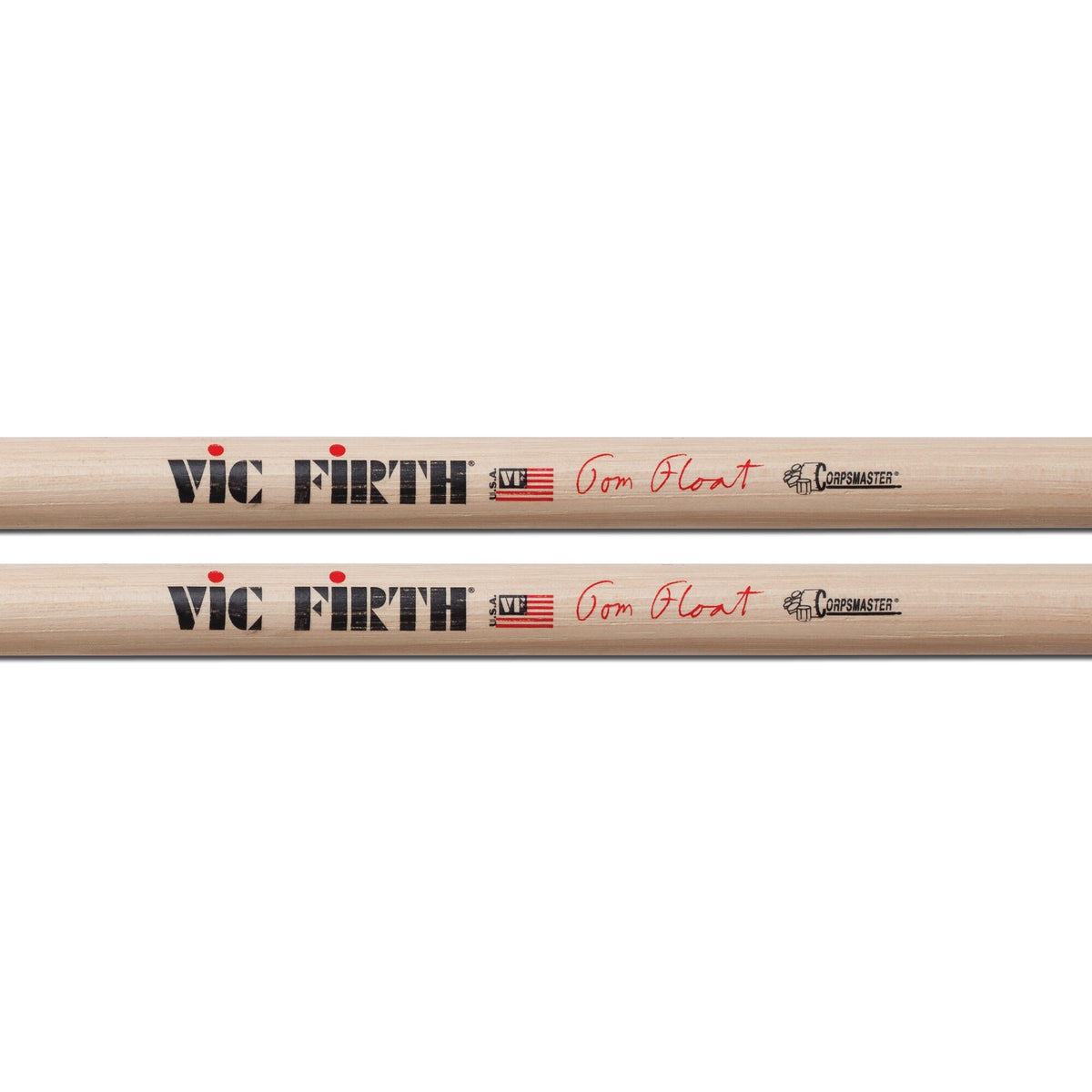 Corpsmaster Signature Snare -- Tom Float  Drumsticks