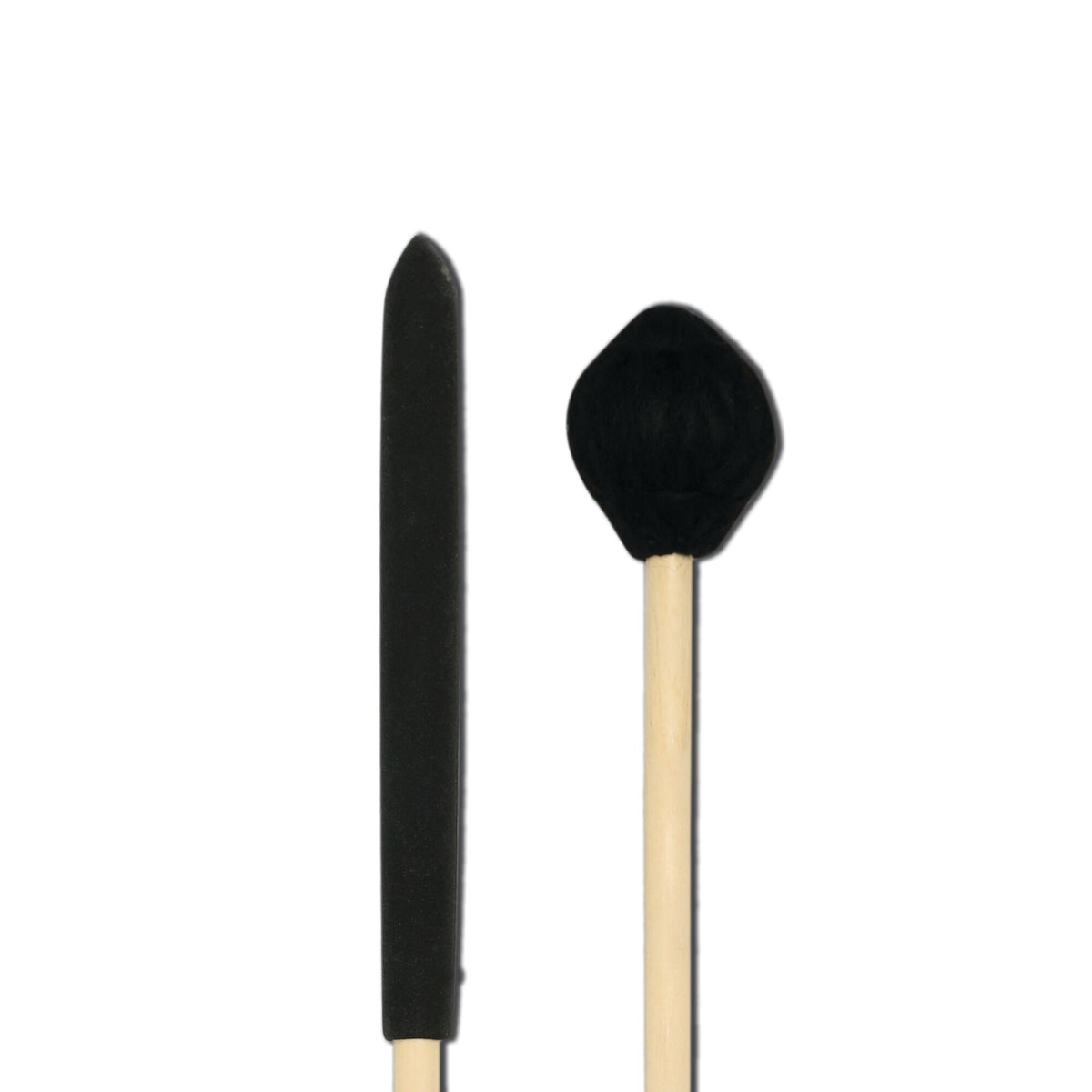 BSC1 -- Medium Hard, Black Yarn Mallets Cymbal Mallets