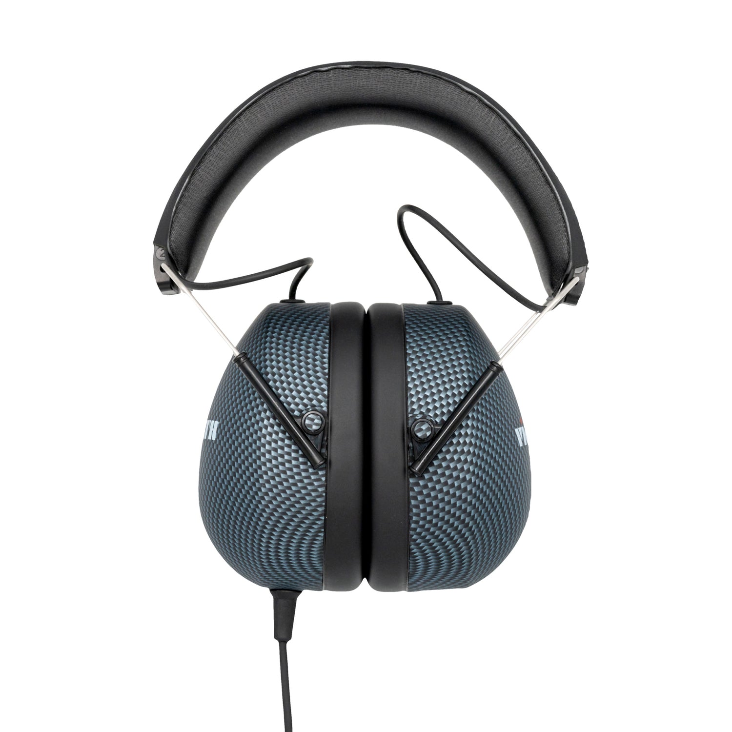 Side on shot of Vic Firth Stereo Isolation Headphones 
